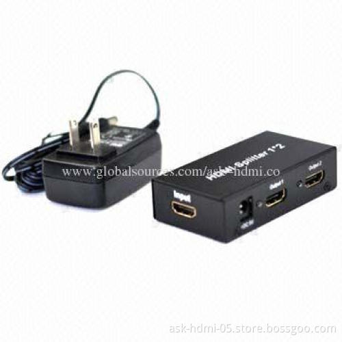 HDMI Splitter, 1x2, Supports 3D